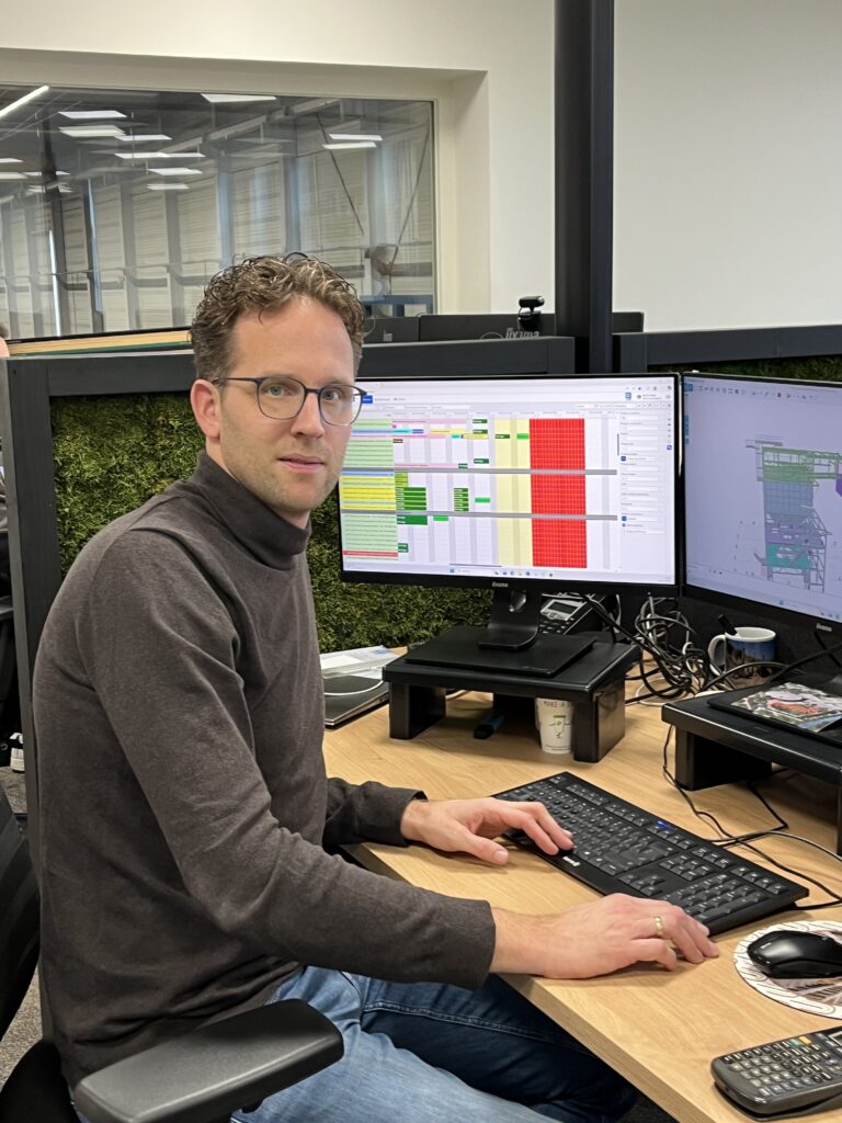 Projectleider Gerrit van de Weerd